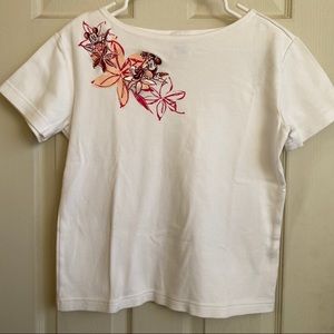 Vintage Disney Hawaii embroidered top